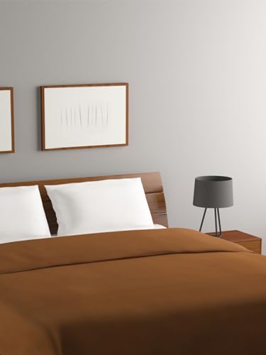 220 GSM All Season Brown Fleece Blanket Double Bed| TC - 220 - Image 3