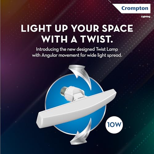 Crompton Twist - T Lamp, 10 w (Cool Day Light), Pack of 2 - Image 4