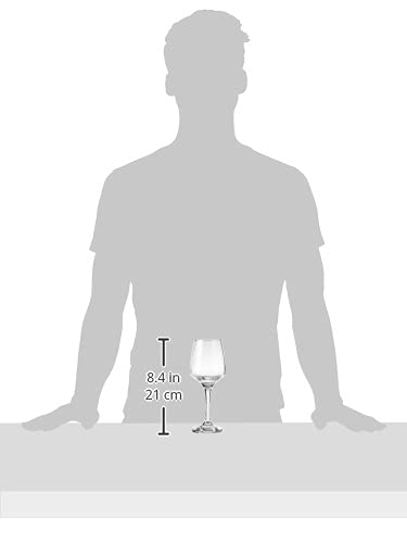 Amazon Brand - Solimo Wine Glass Set, 310ml, Set of 6, Transparent - Image 6