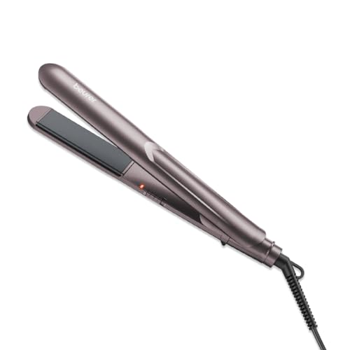 Beurer HS 15 Hair Straightner with ceramic coated plates | Compact Design with light weight, suitable for all kind of hair.