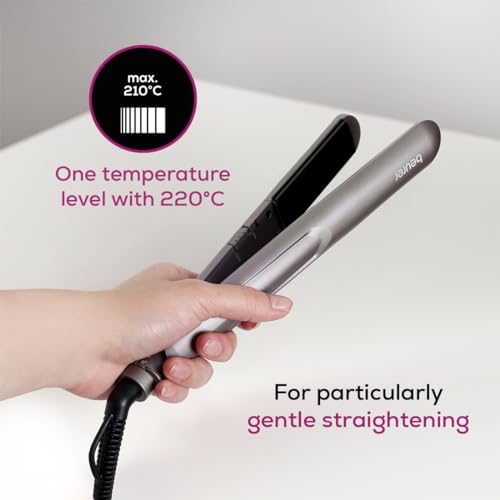 Beurer HS 15 Hair Straightner with ceramic coated plates | Compact Design with light weight, suitable for all kind of hair. - Image 3