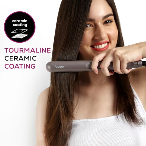 Beurer HS 15 Hair Straightner with ceramic coated plates | Compact Design with light weight, suitable for all kind of hair. - Image 4
