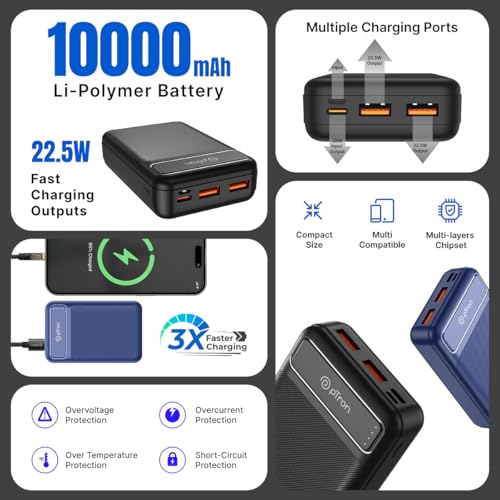 pTron Dynamo Spark 10000mAh 22.5W