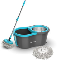 Lifelong LLMOP902 Steel Spin with Trolley Mop Set(Blue) - Image 3