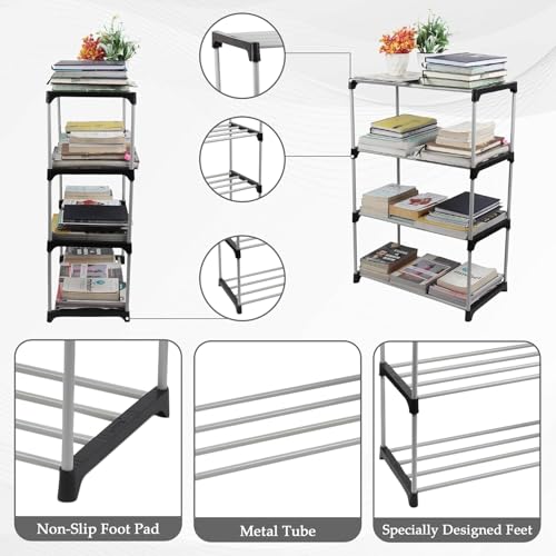 4-Tier Book Rack - Sturdy