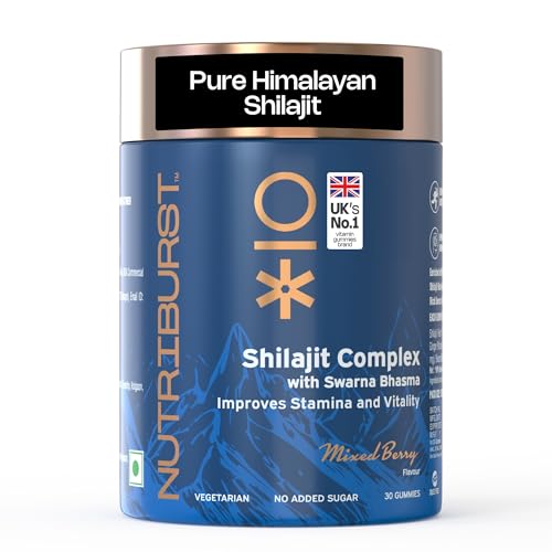 Nutriburst Shilajit Resin Gummies, Ayurvedic
