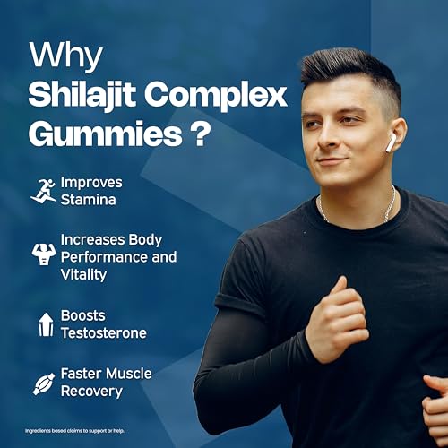 Nutriburst Shilajit Resin Gummies, Ayurvedic