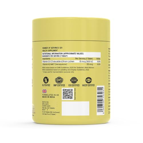 Nutriburst Vitamin D3 + K2