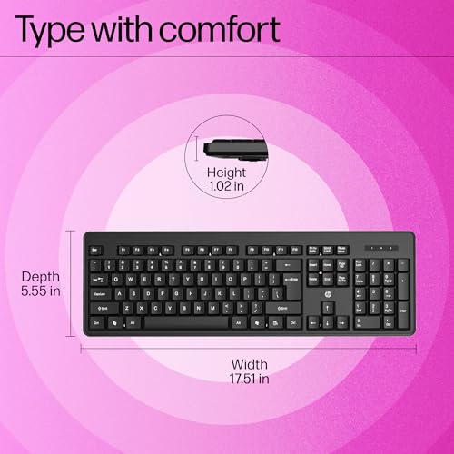 HP K160 Wireless Keyboard/Quick Comfy
