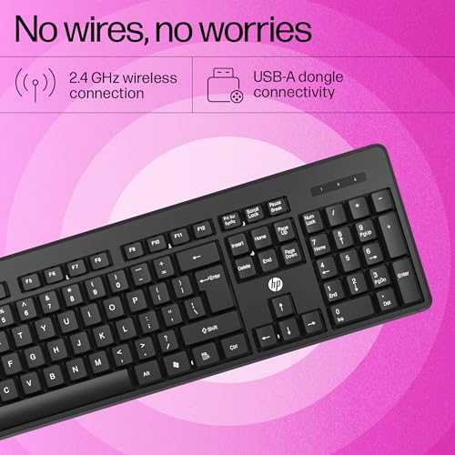 HP K160 Wireless Keyboard/Quick Comfy