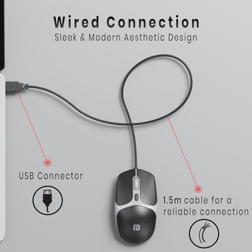 Portronics Toad 103 Wired Optical