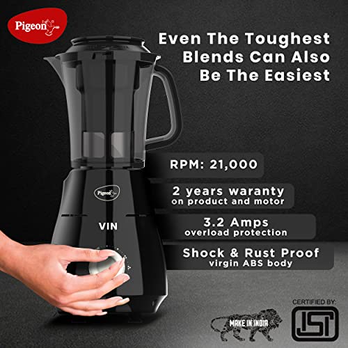 Pigeon by Stovekraft VIN 750 W Mixer Grinder with 4 Multipurpose Jars - Image 6