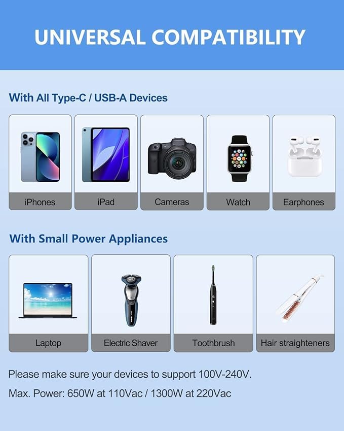 Basics India Universal Travel Adapter