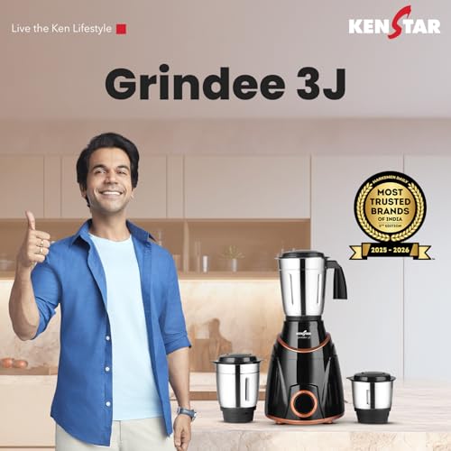 Kenstar GRINDEE 3J Mixer Grinder