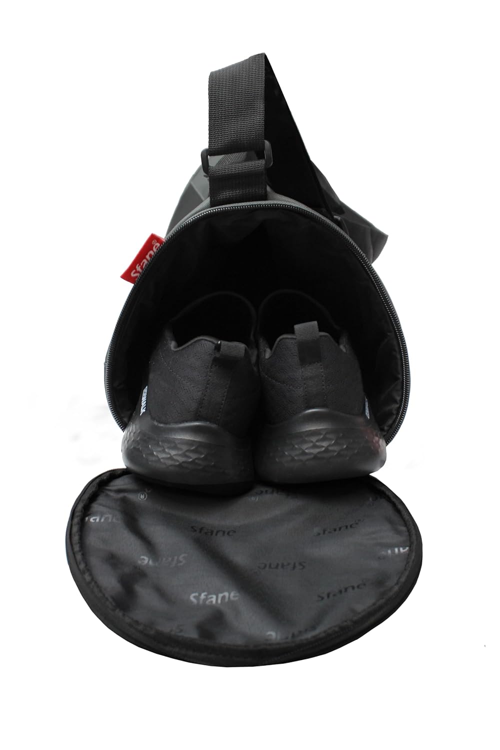 Sfane Polyester Grey Duffle/Shoulder/Gym Bag