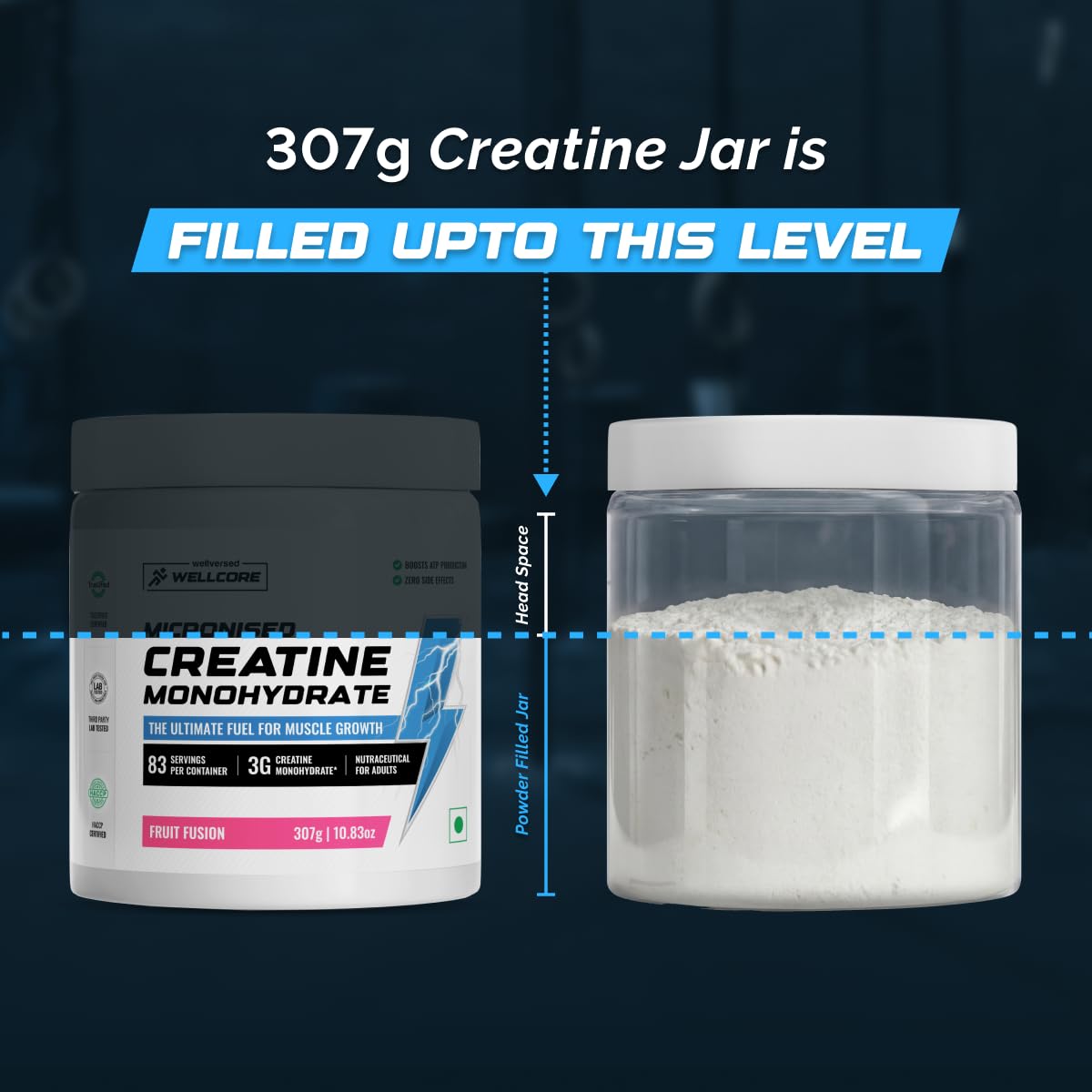 Wellcore Pure Micronised Creatine Powder