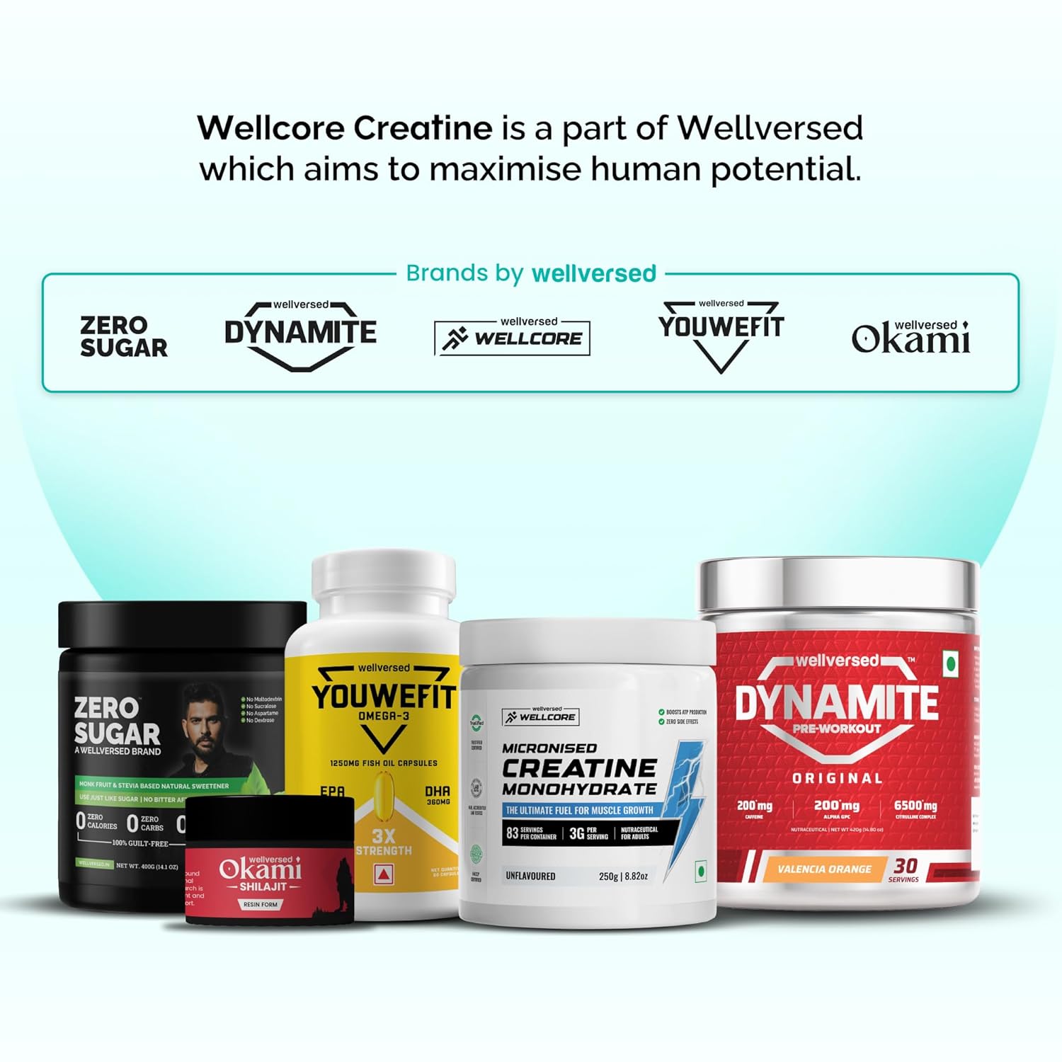 Wellcore Pure Micronised Creatine Powder