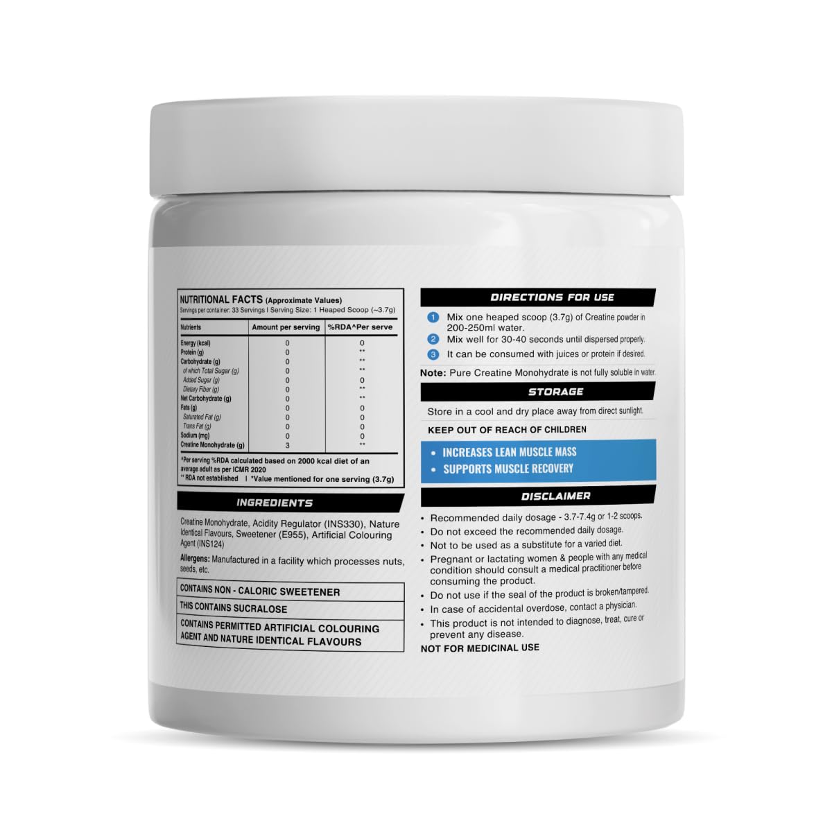 Wellcore Pure Micronised Creatine Powder