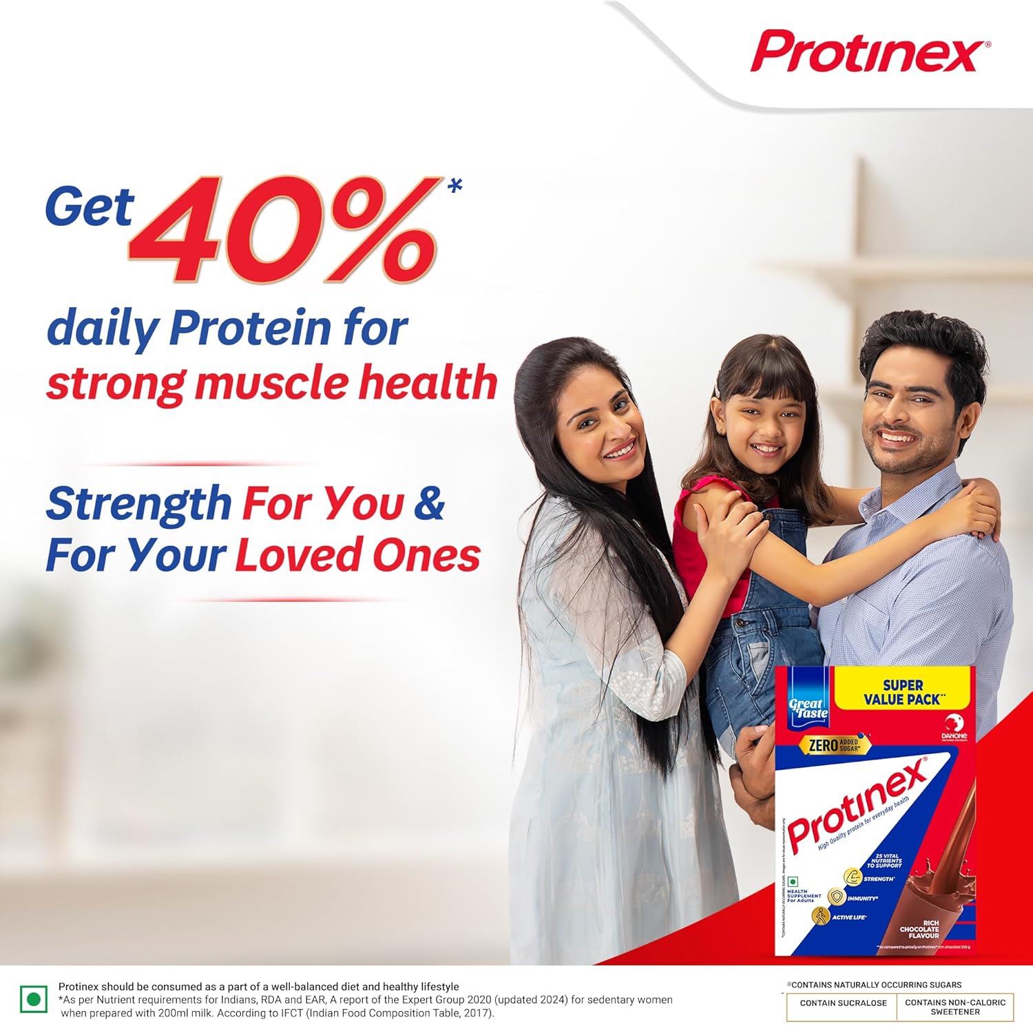 Protinex Tasty Chocolate, 1000G|40% daily