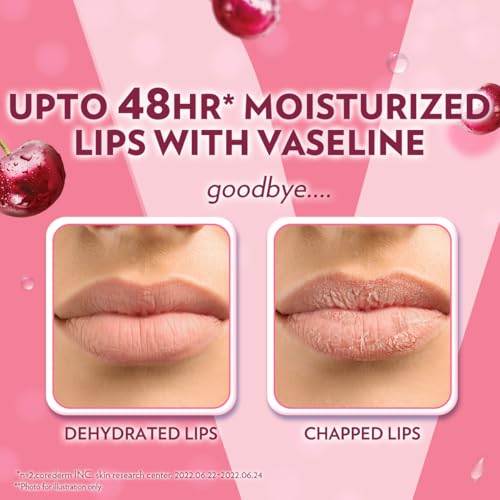 Vaseline Lip Care Cherry Blush Tinted Lip Balm Stick 4.8g (Pack of 2) - Image 6