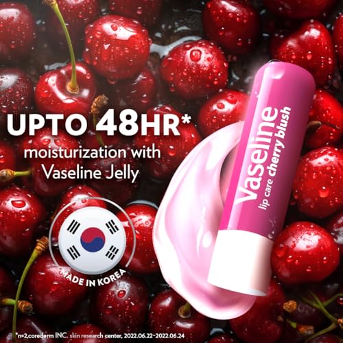 Vaseline Lip Care Cherry Blush Tinted Lip Balm Stick 4.8g (Pack of 2) - Image 7