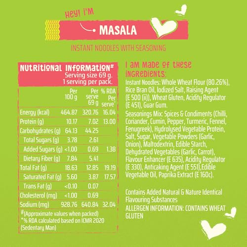 WickedGud Nourishing Masala Instant Noodles