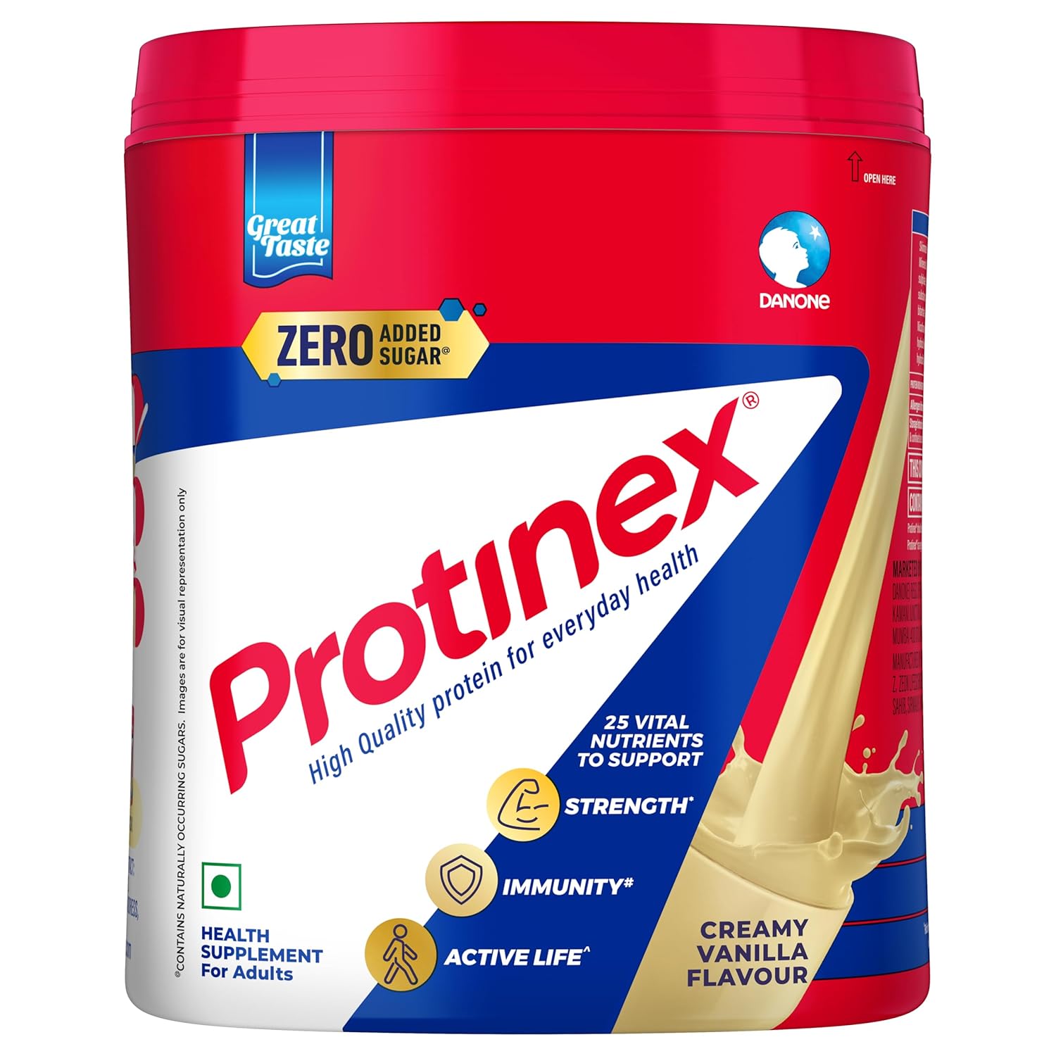 Protinex Creamy Vanilla, 400G|40% daily