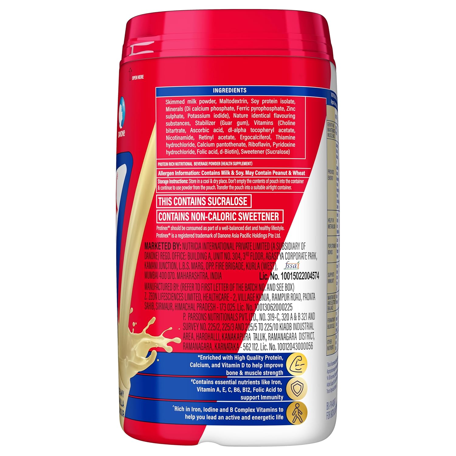 Protinex Creamy Vanilla, 400G|40% daily
