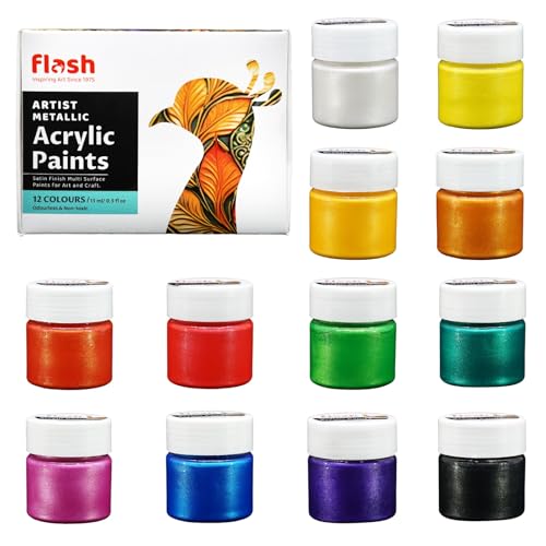 Flash Metallic Acrylic Colour Set