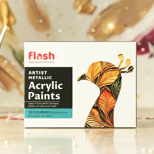Flash Metallic Acrylic Colour Set