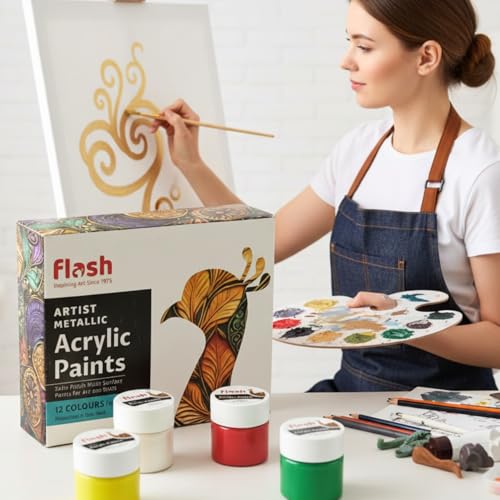Flash Metallic Acrylic Colour Set