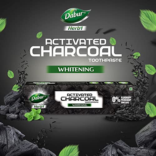 DABUR Herb'L Activated Charcoal Toothpaste-240G|Black