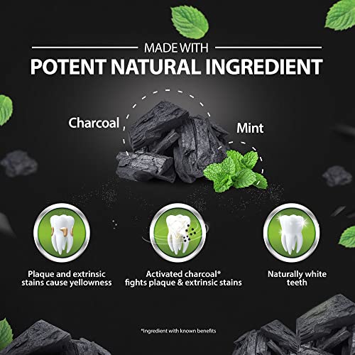 DABUR Herb'L Activated Charcoal Toothpaste-240G|Black