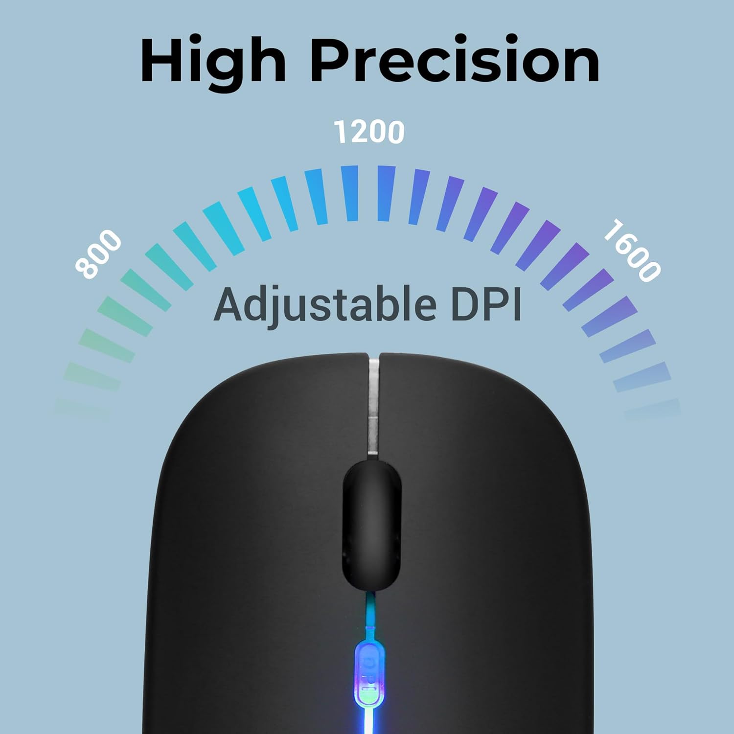 ZEBRONICS Blanc Slim Wireless Mouse