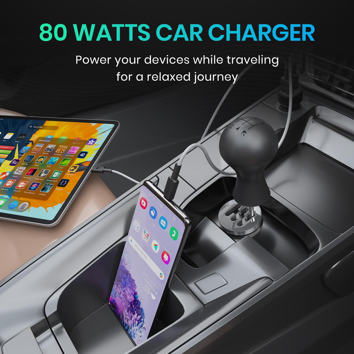 Portronics 80W Dual Output Fast