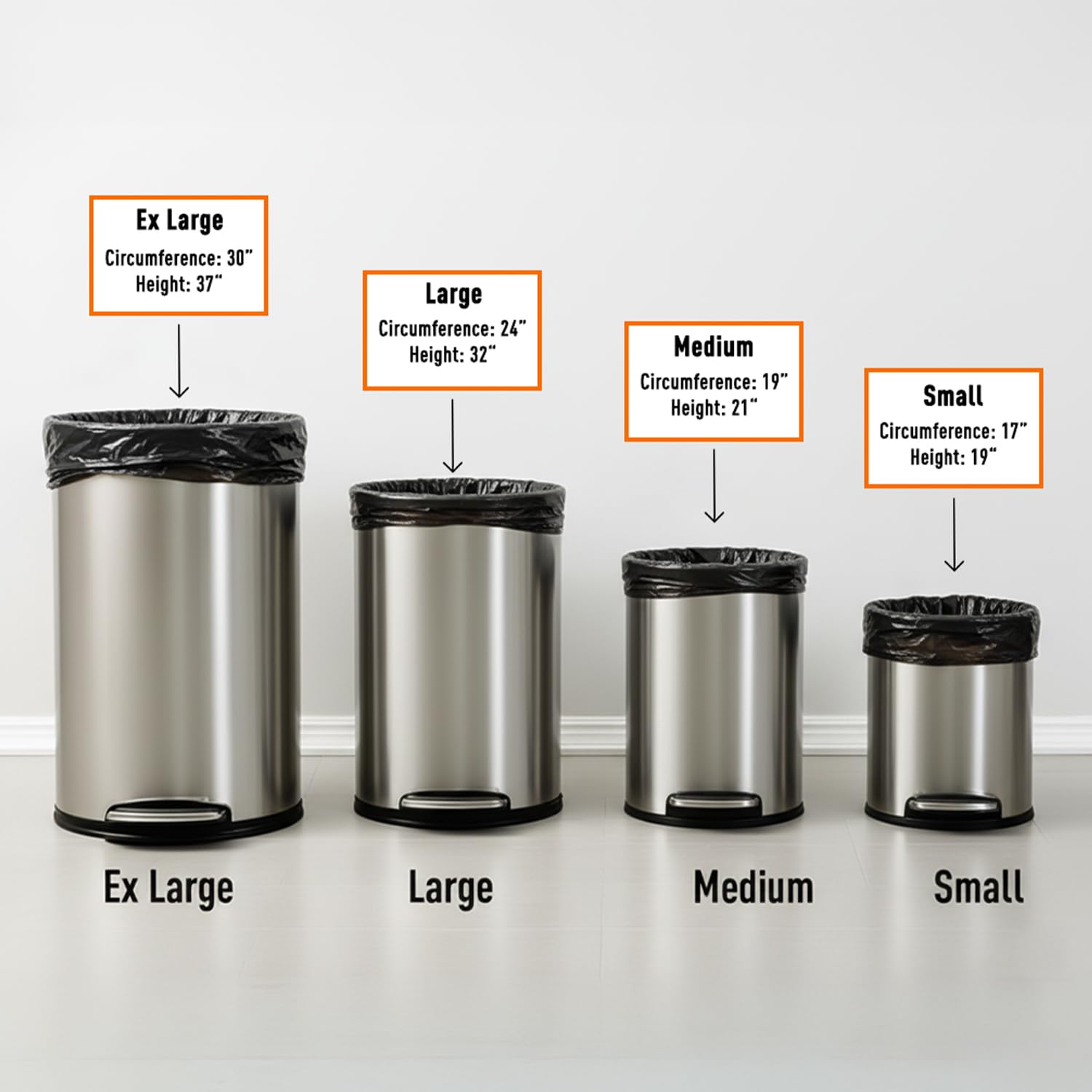 Amazon Brand - Presto! Garbage