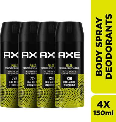 AXE pulse Body Spray - For Men(150 ml, Pack of 4) - Image 2