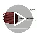 AmazonBasics Cotton Hand Towel 500 GSM (Set of 6, Red) - Image 2
