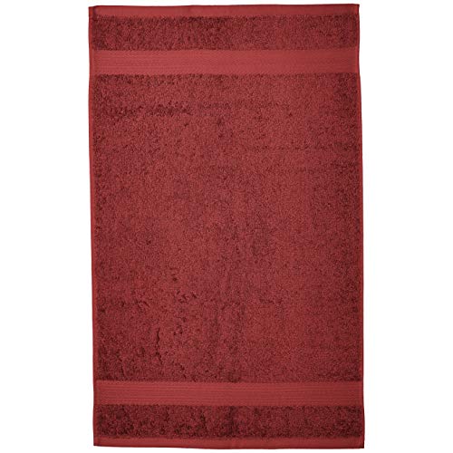 AmazonBasics Cotton Hand Towel 500 GSM (Set of 6, Red) - Image 6