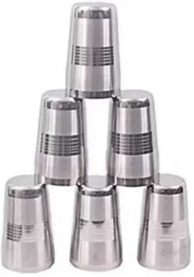 Vikas Metal steel water glass