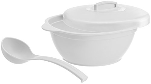 Signoraware Plastic Round Dinner Set (White) - 31 Pieces - Image 5