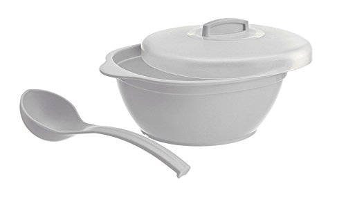 Signoraware Plastic Round Dinner Set (White) - 31 Pieces - Image 6