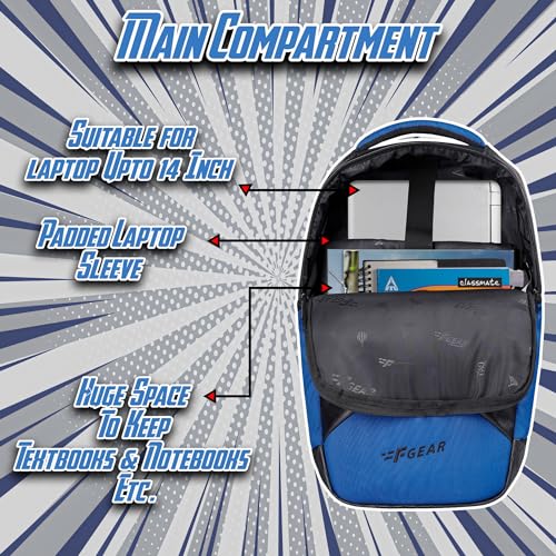 F Gear Dude Blue 14L