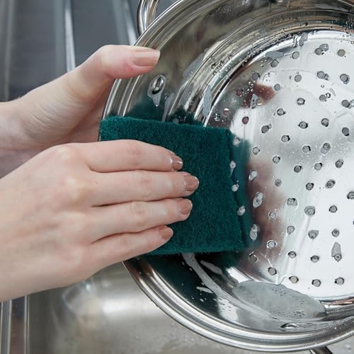 Presto! Green Scrub Pad with 15mm Thickness | 3 x 4 inch, Pack of 3 - Image 5