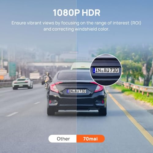 70mai M200 HDR DashCam 3