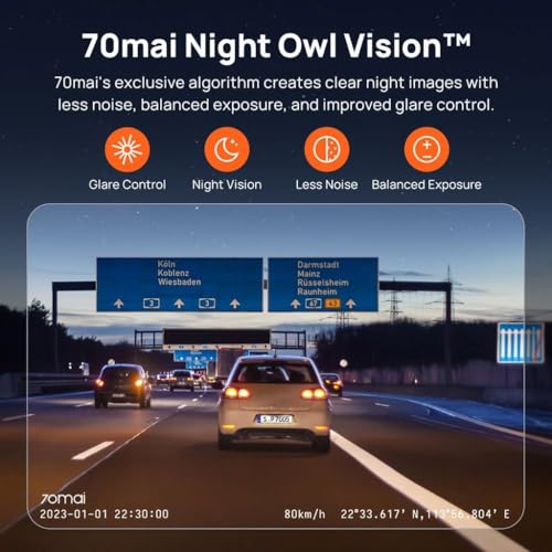 70mai M200 HDR DashCam 3
