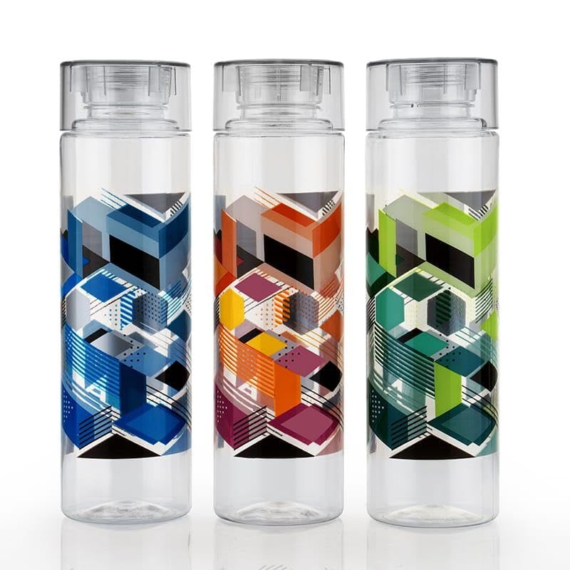 Clazkit Plastic Printed Water Bottle