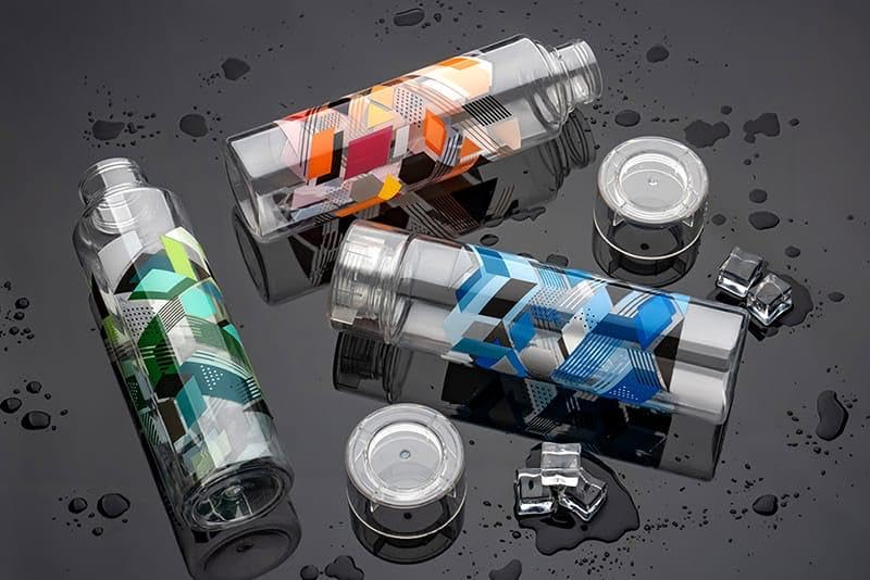 Clazkit Plastic Printed Water Bottle