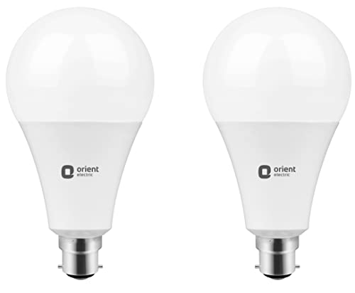 Orient Electric Eternal Shine LED Bulb 23W, B22d Cap, 6500K (Pack of 2)
