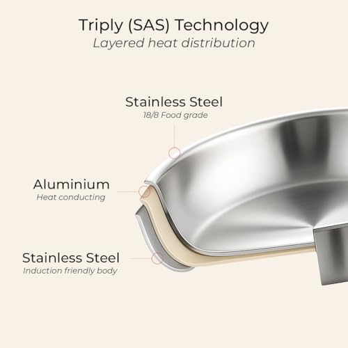 Vinod Luxury Edition Triply Stainless